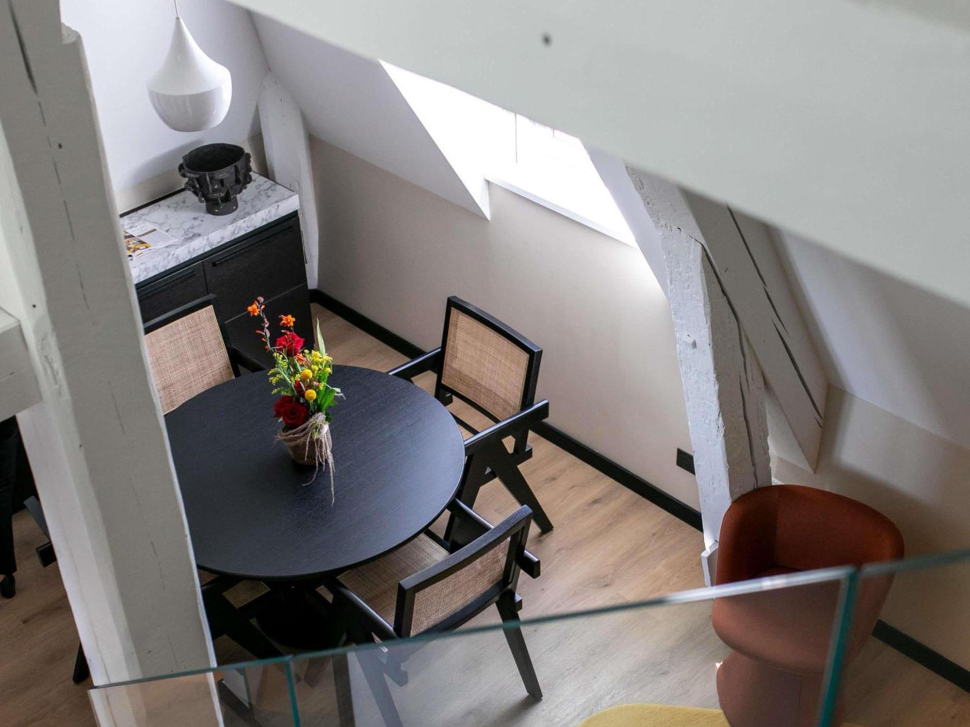 Maisonette-Suite mit Queensize-Bett und Aussicht